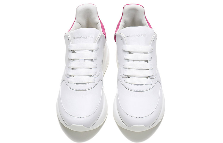 Alexander McQueen Oversized Runner Sneakers 'White Rose Pink' Women's