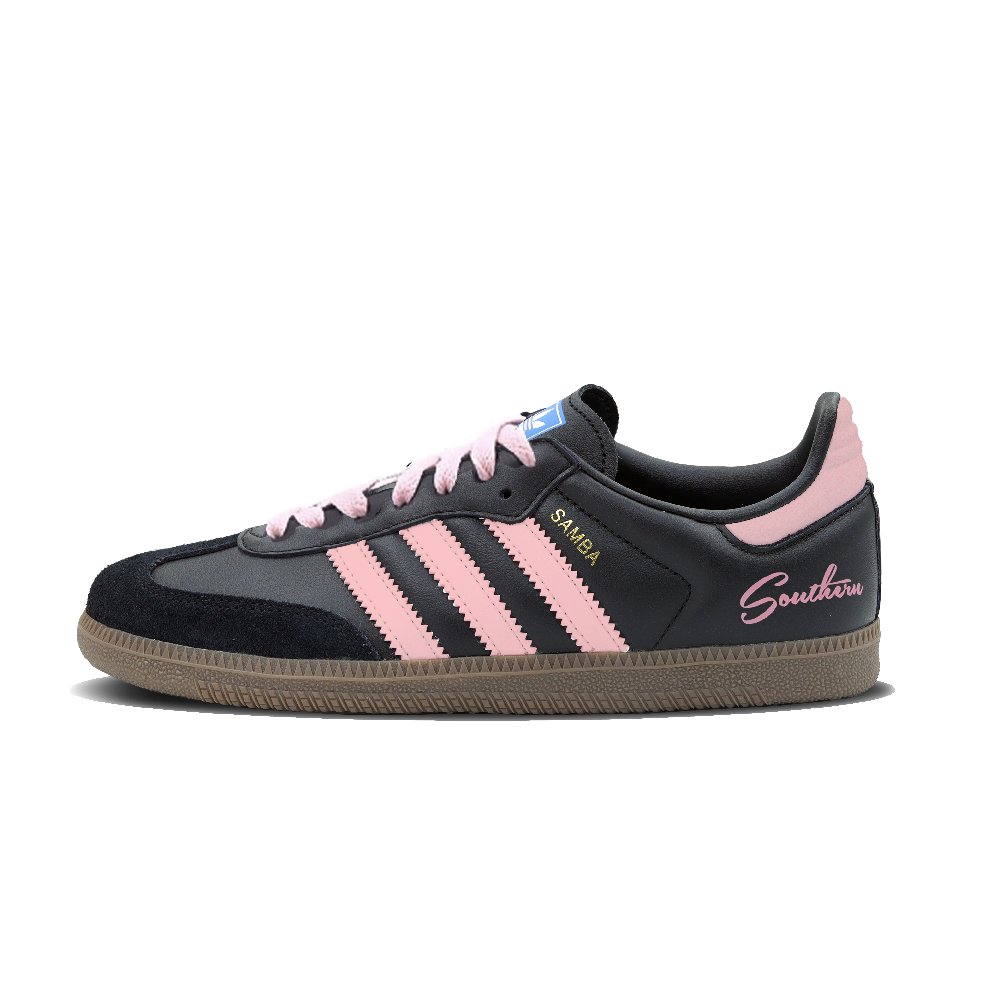 Adidas Originals SAMBA OG Black Pink Ballet Non-slip Lightweight Low-Top Skateboard Shoes Unisex Black Pink
