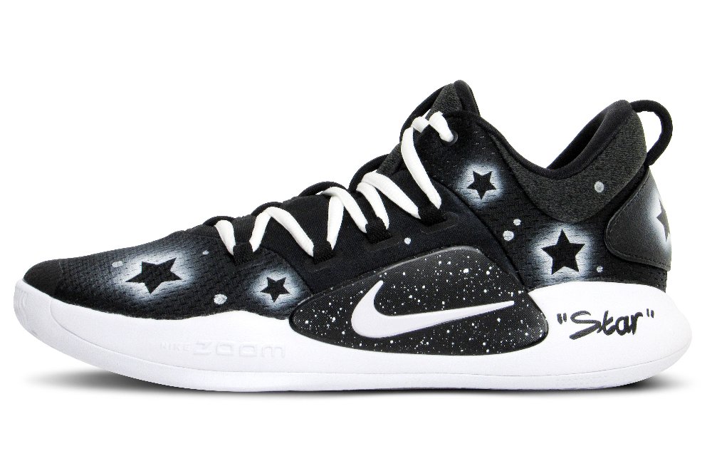 Nike Hyperdunk X Cushioning Support Low-Top Basketball Shoes Unisex Black White