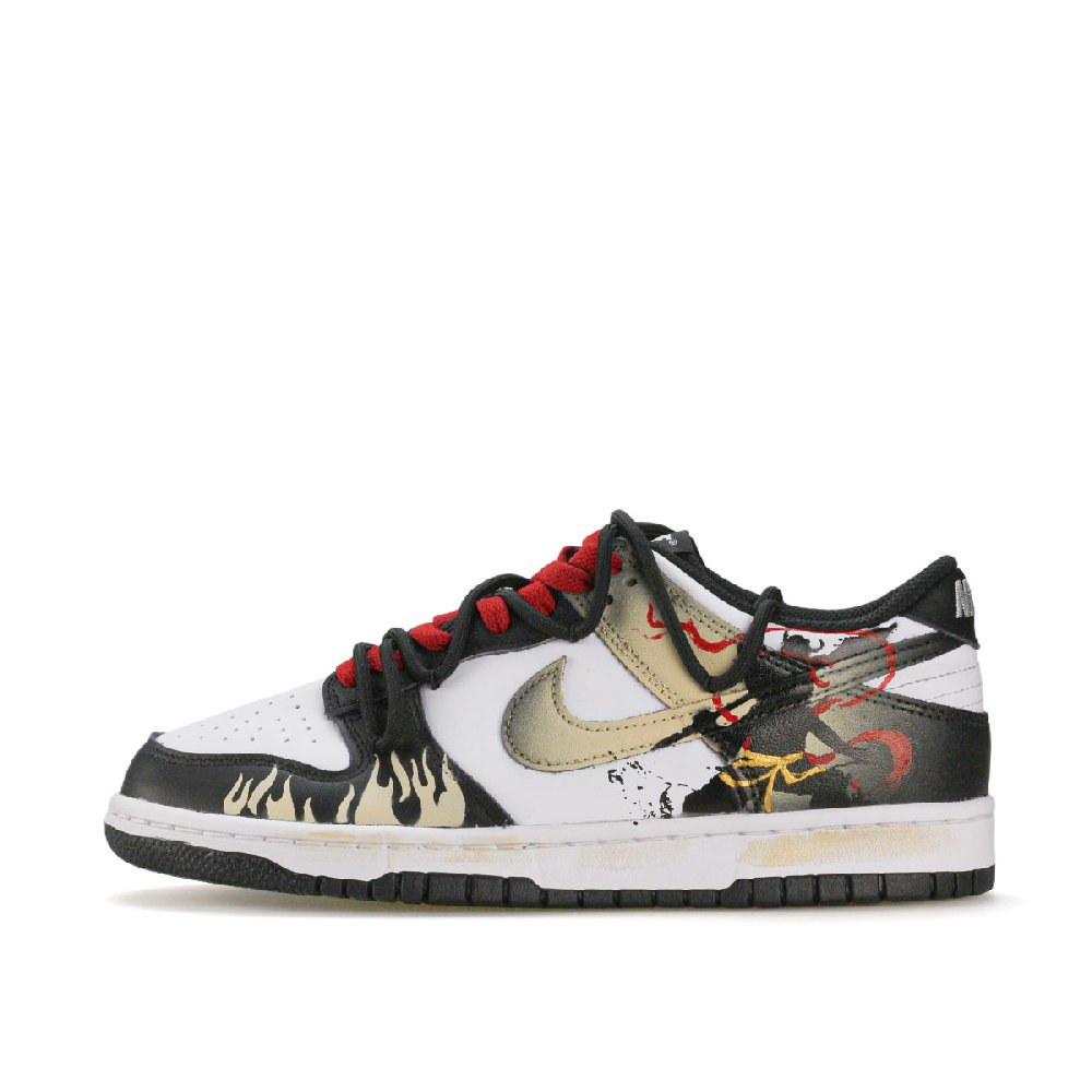 Nike Air Force 1 Reverse Destiny Slip Resistant Low Top Skateboard Shoes Unisex White Black