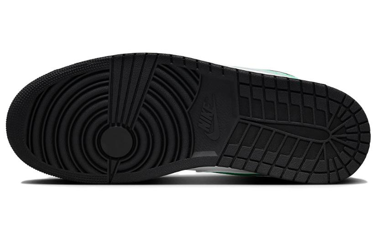 Jordan Air Jordan 1 Wear-Resistant Slip-Resistant Low-Top Vintage Basketball Shoes Men's White Green купить в интернет-магазине Yoocart с быстрой доставкой по России.