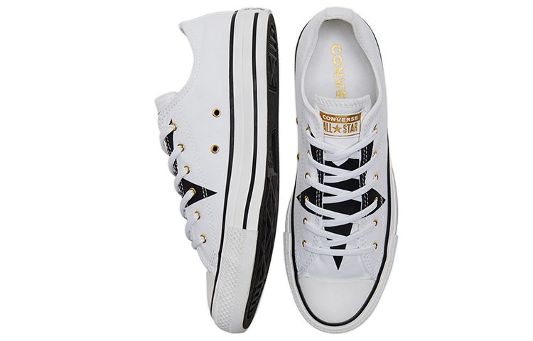 Converse Chuck Taylor All Star Low Top Canvas Shoes White/Black купить в интернет-магазине Yoocart с быстрой доставкой по России.