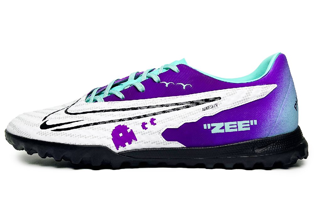 Nike Phantom GX Cushioned Wear-Resistant Breathable Soccer Shoes Unisex Purple White
