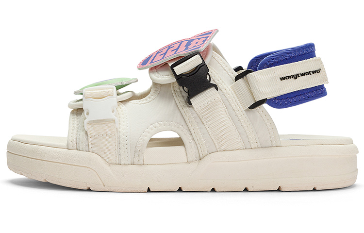 Kappa Beach Sandals Women's Heron Feather White/Blue Purple