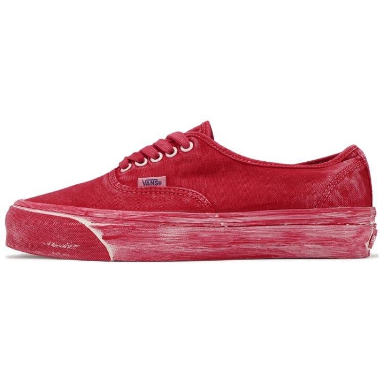 Authentic Premium Vans 44 'Tomato Puree Red Dip Dyed'