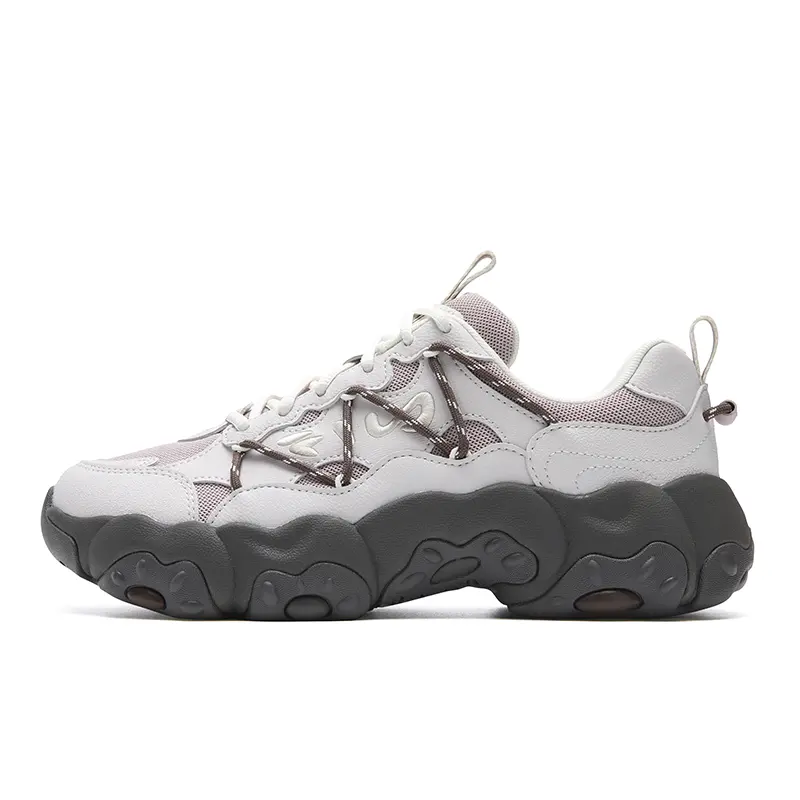 FILA FLUID 6 Abrasion Resistant, Breathable, Lightweight Low top Casual Shoes Women's Light Gray Purple