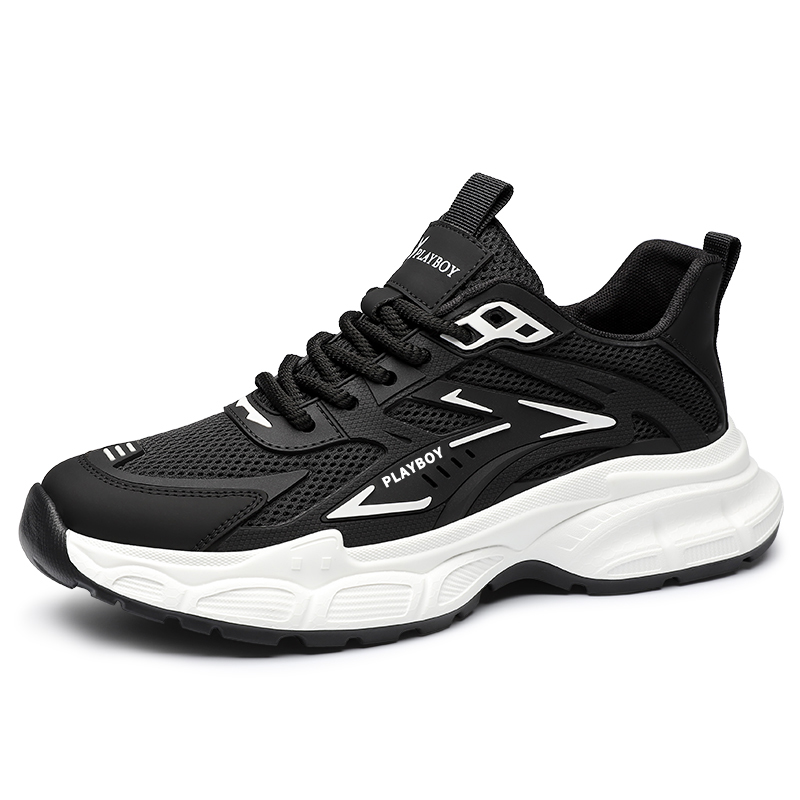 Playboy Running Shoes Flyknit Mesh Athletic Shoes Men's