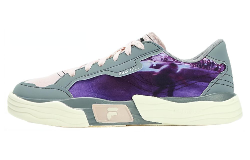 FILA FUSION POP 2 X N21 Low Top Canvas Shoes Women's Green Purple