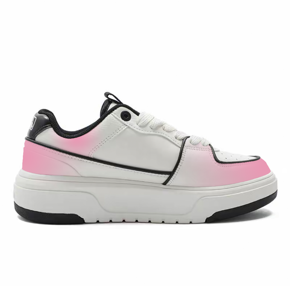 MLB Chunky Liner Skateboard Shoes Unisex Low Top Beige/White