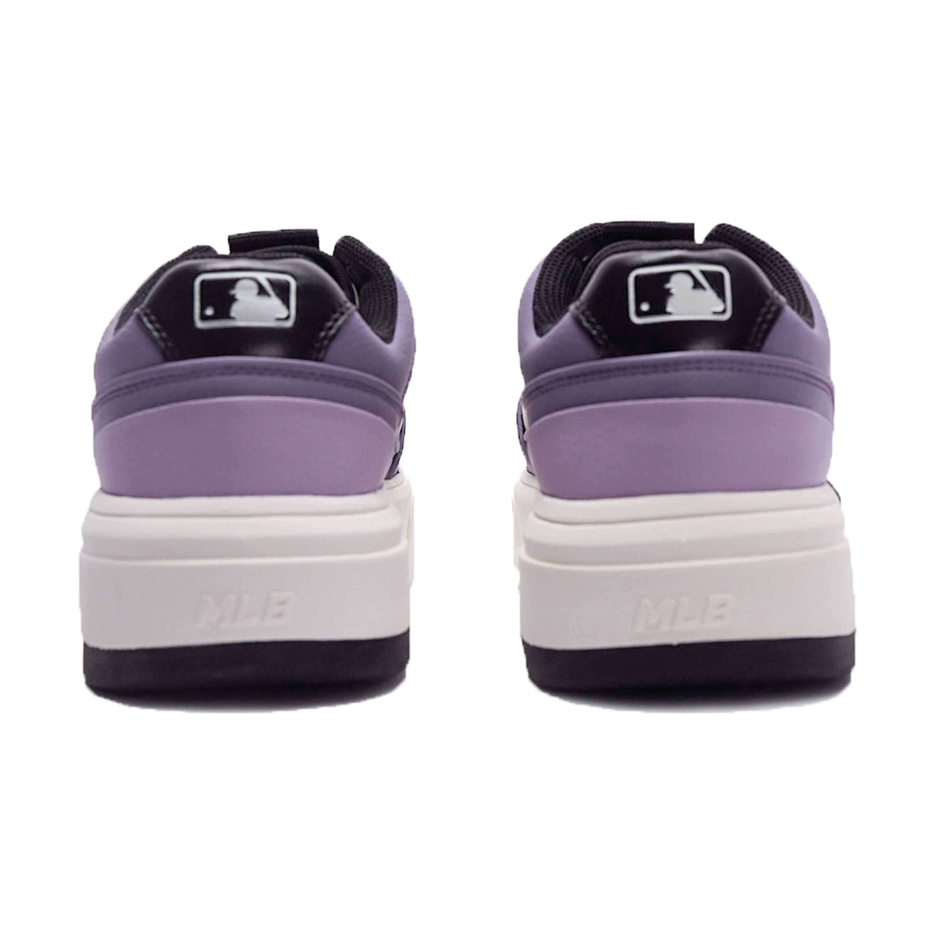 MLB Chunky Liner Skateboard Shoes Unisex Low-Top White/Purple/Black