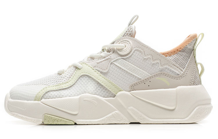 Anta G6 Low-Top Sports Casual Shoes Women's White Gray Green
