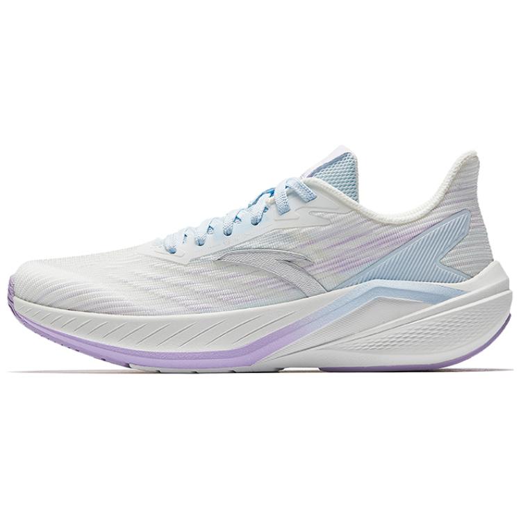 Anta Abrasion-Resistant Slip-Resistant Low-Top Casual Running Shoes Women's White Blue Purple