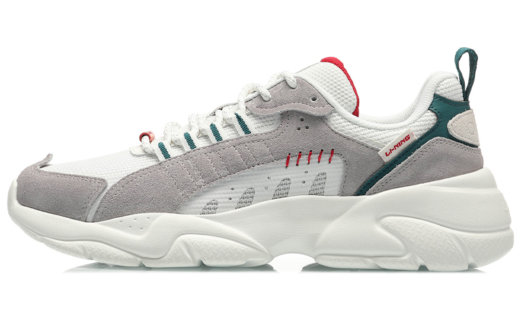 LINING Moonchaser Casual Shoes Men Low-Top Gray White