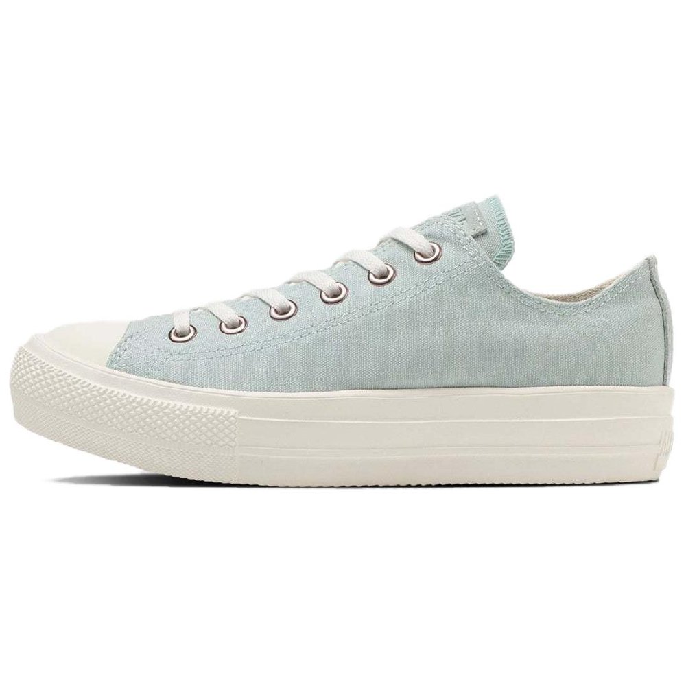 Converse All Star Light Durable Breathable Low-Top Canvas Shoes Women's Blue Japan Version