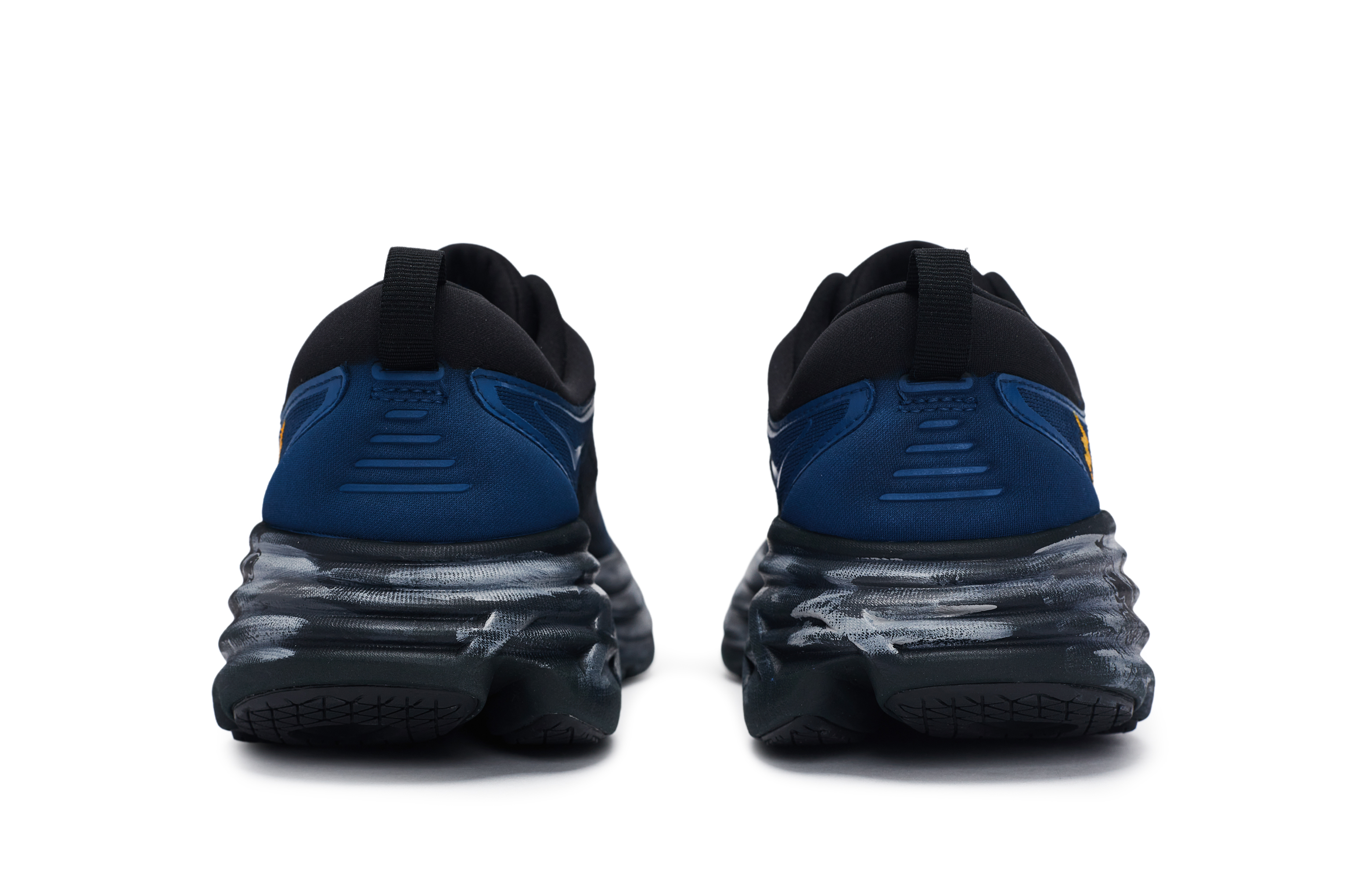 HOKA ONE ONE Bondi 8 Abrasion Resistant Low Top Running Shoes Men's Black Blue Red купить в интернет-магазине Yoocart с быстрой доставкой по России.