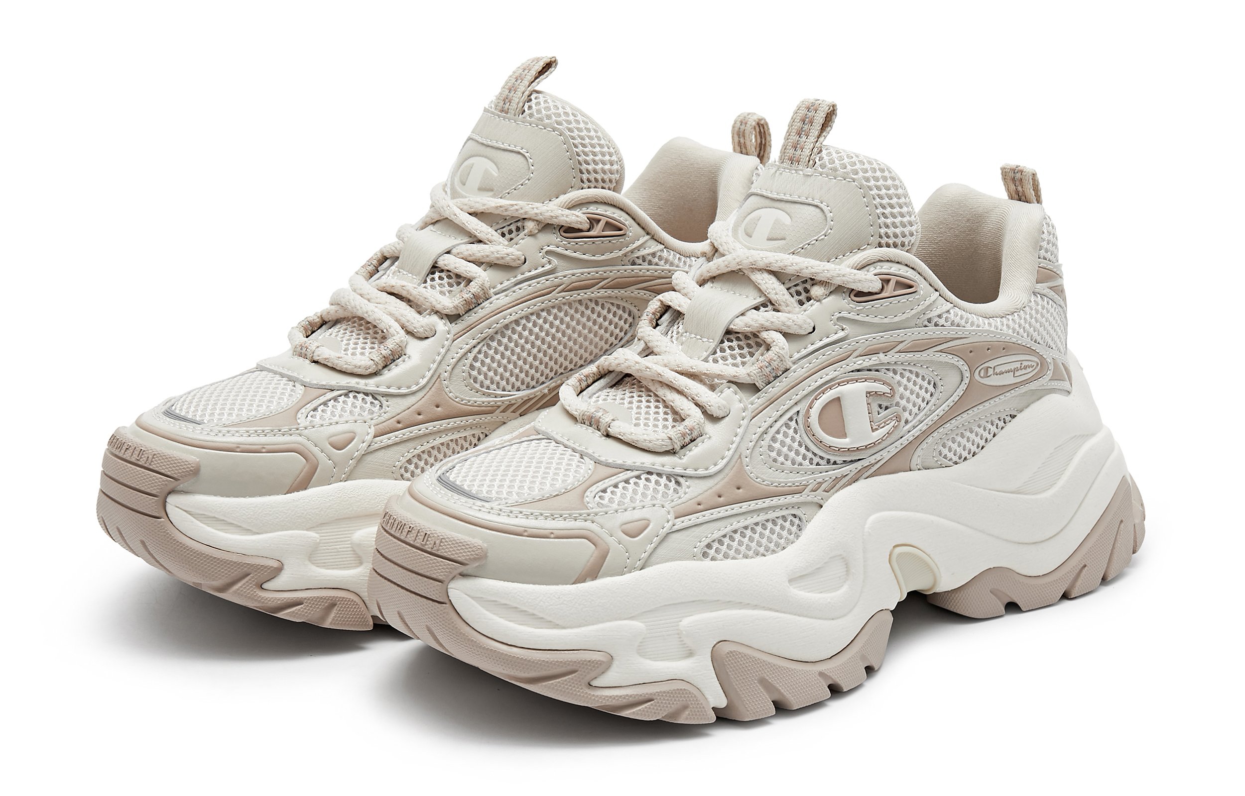 Champion Nebula Layered Low Top Chunky Sneakers Women's Khaki купить в интернет-магазине Yoocart с быстрой доставкой по России.