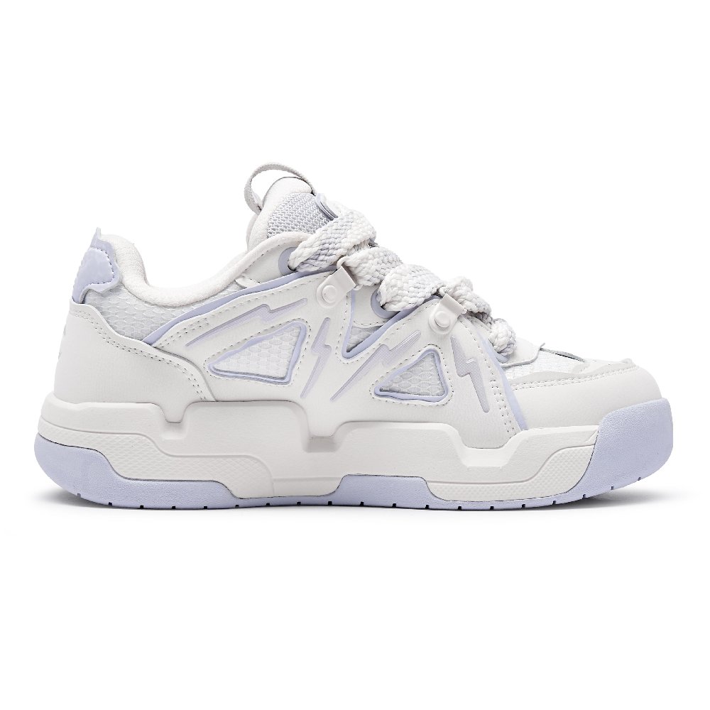 Champion Mix Skate V1 Low-Top Skateboard Shoes Women's White Purple
