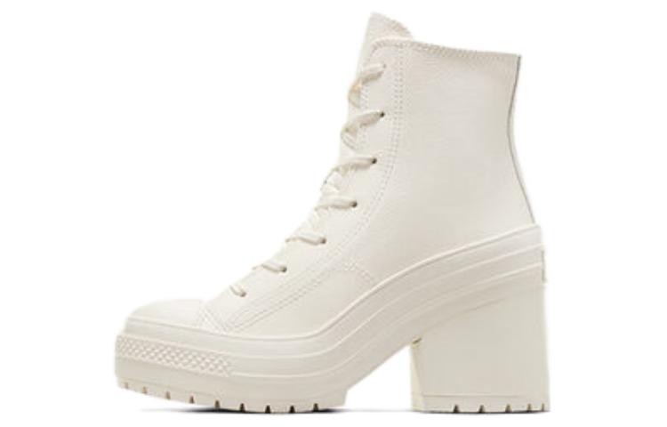 Converse Women's Chuck 70 De Luxe Heel Leather High 'Egret' Women's