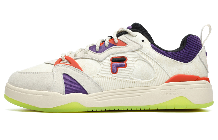 FILA FUSION Smash Smash-Pack Low-Top Skateboard Shoes Women's White Purple
