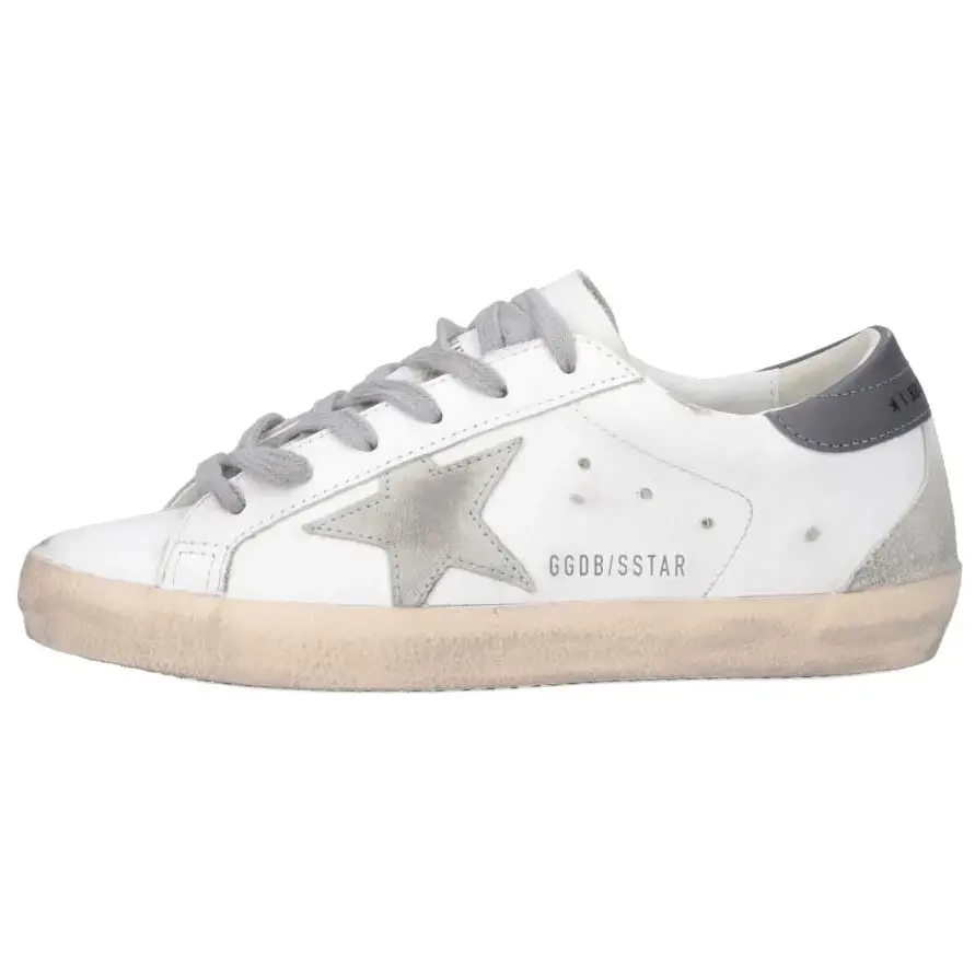Golden Goose Superstar Deluxe White Ice Dark Grey Women's