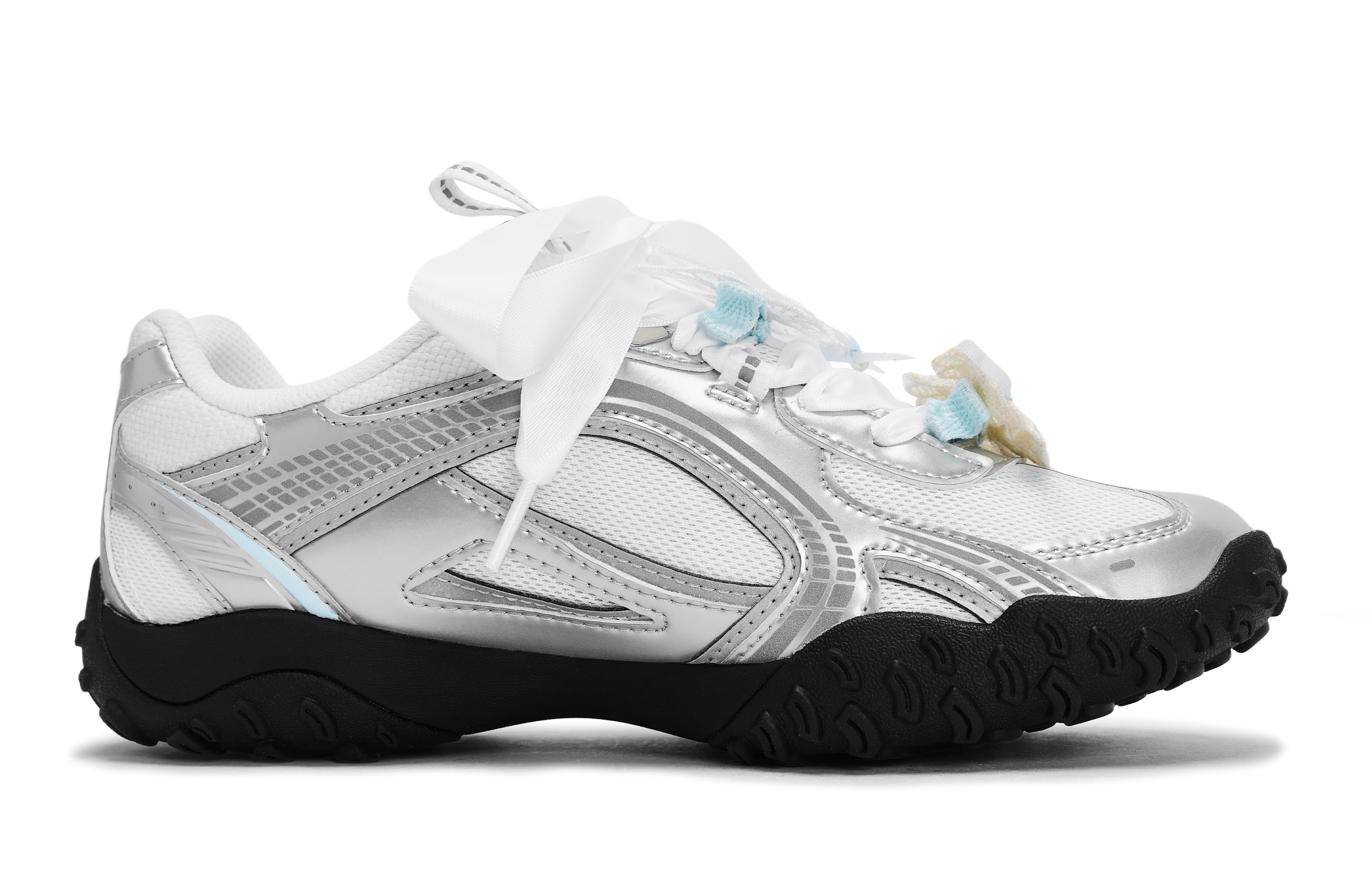 FILA PEBBLE Low Top Casual Shoes Women's Black White Silver Blue купить в интернет-магазине Yoocart с быстрой доставкой по России.