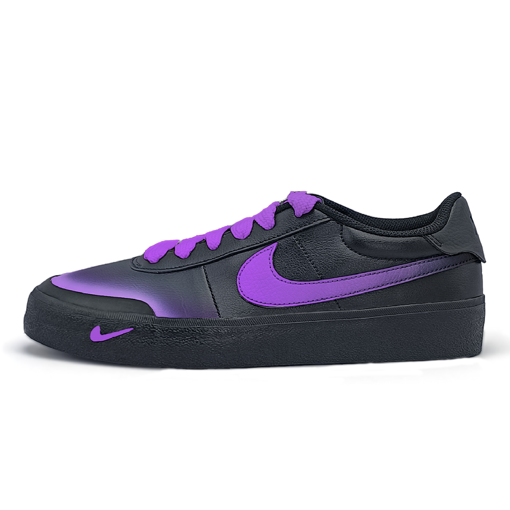 Nike Court Shot Low Top Skateboard Shoes Men's Black