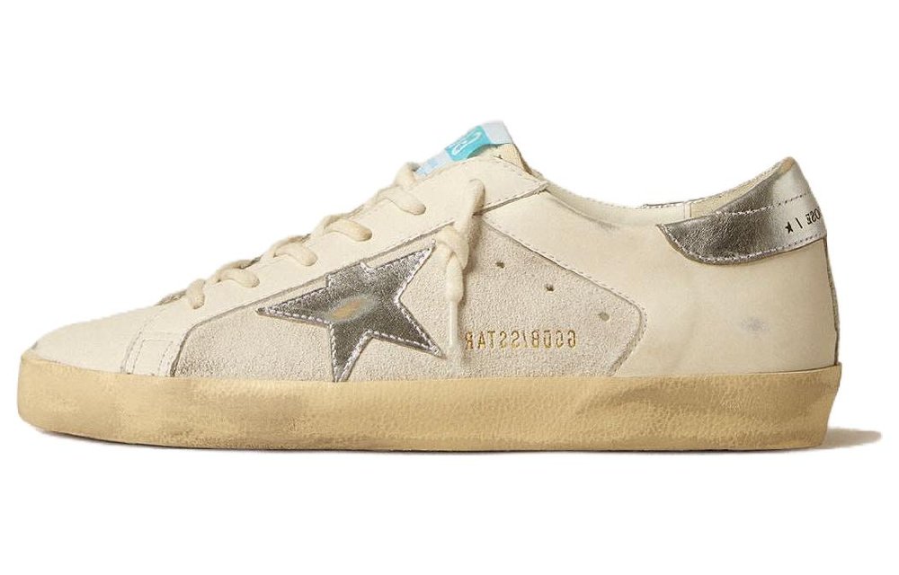 Golden Goose Abrasion Resistant Low Top Skateboard Shoes Women's White