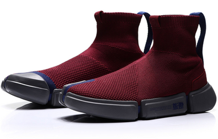 LiNing Essence 2 Wade Essence 2 Lifestyle Shock Absorbers High Top Vintage Basketball Shoes Women's Dark Red