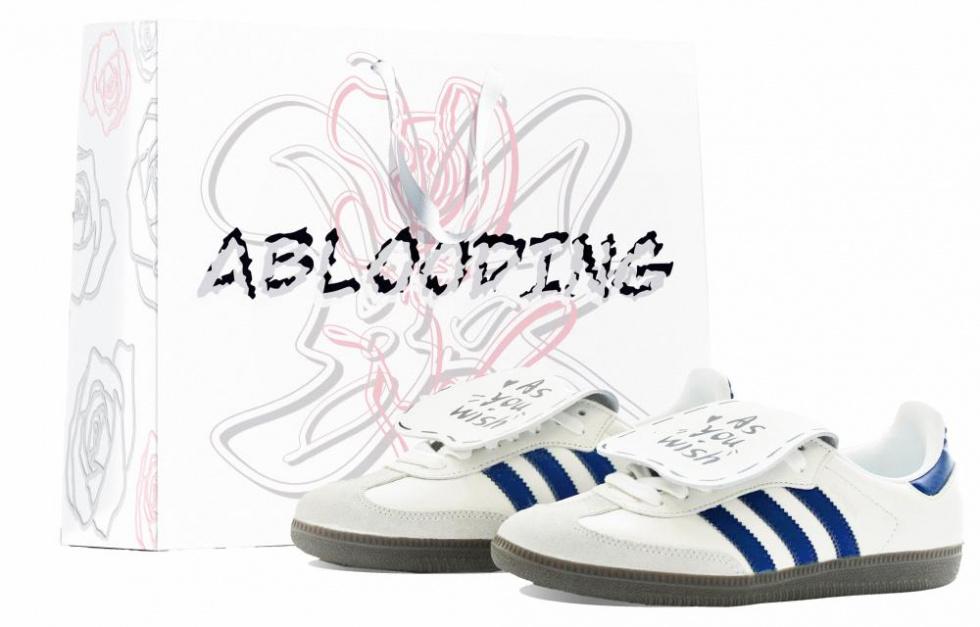 Adidas Originals Samba Skateboard Shoes Unisex Low-Top Blue