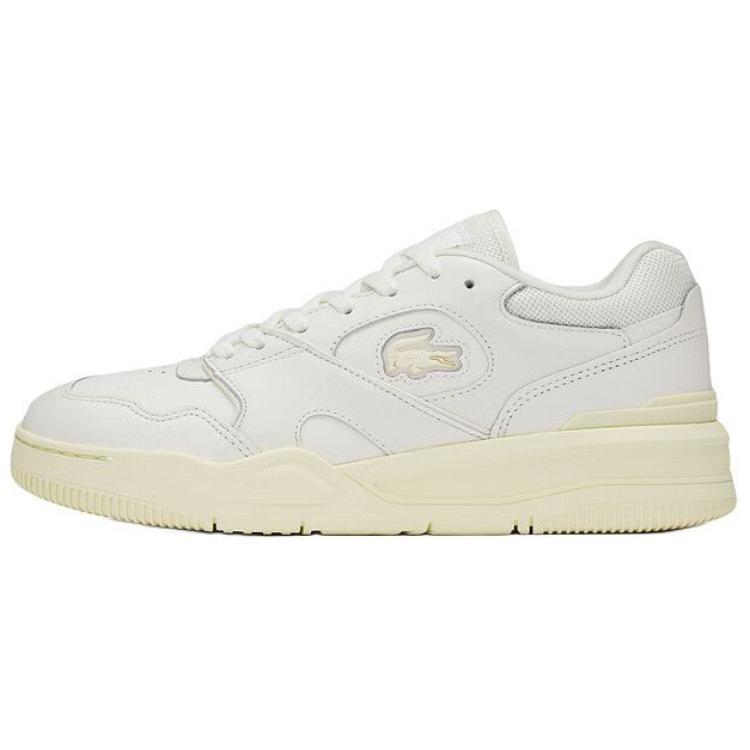 LACOSTE Low Top Casual Shoes Men Ecru