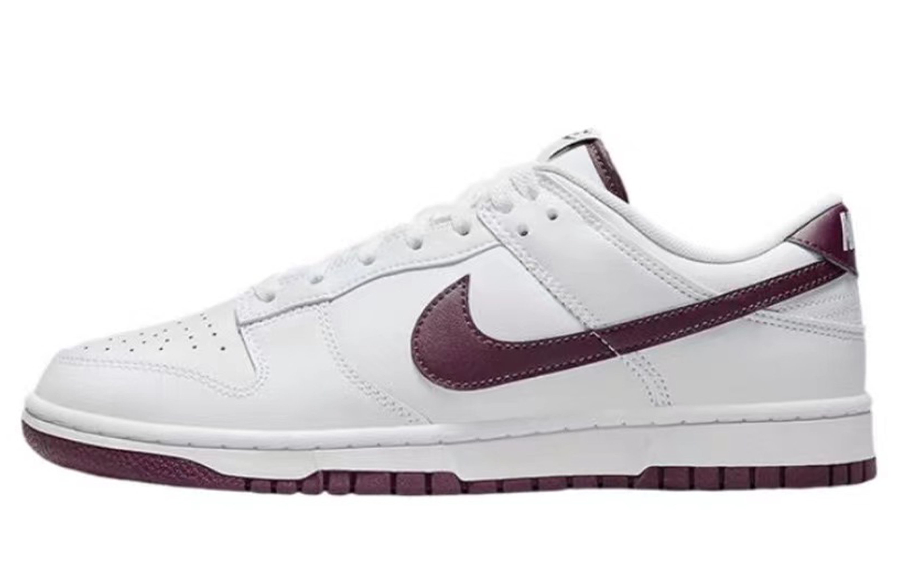 Nike Dunk Low 811 Production Hot Red Wine Slip-Resistant Cushioning Low-Top Skateboard Shoes Men's Red White Brown купить в интернет-магазине Yoocart с быстрой доставкой по России.