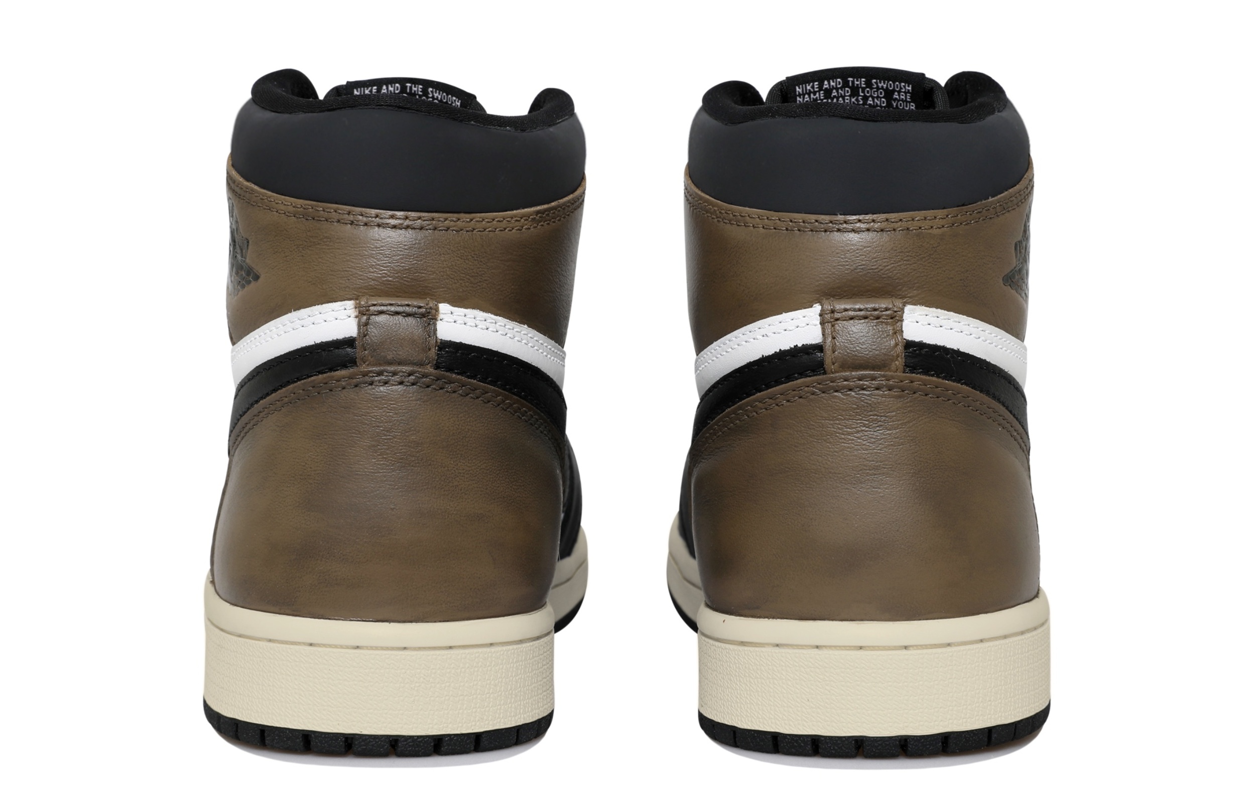 Jordan Air Jordan 1 Black Mocha Cushioning Anti-Slip And Wear-Resistant High-Top Vintage Basketball Shoes Men's Black купить в интернет-магазине Yoocart с быстрой доставкой по России.