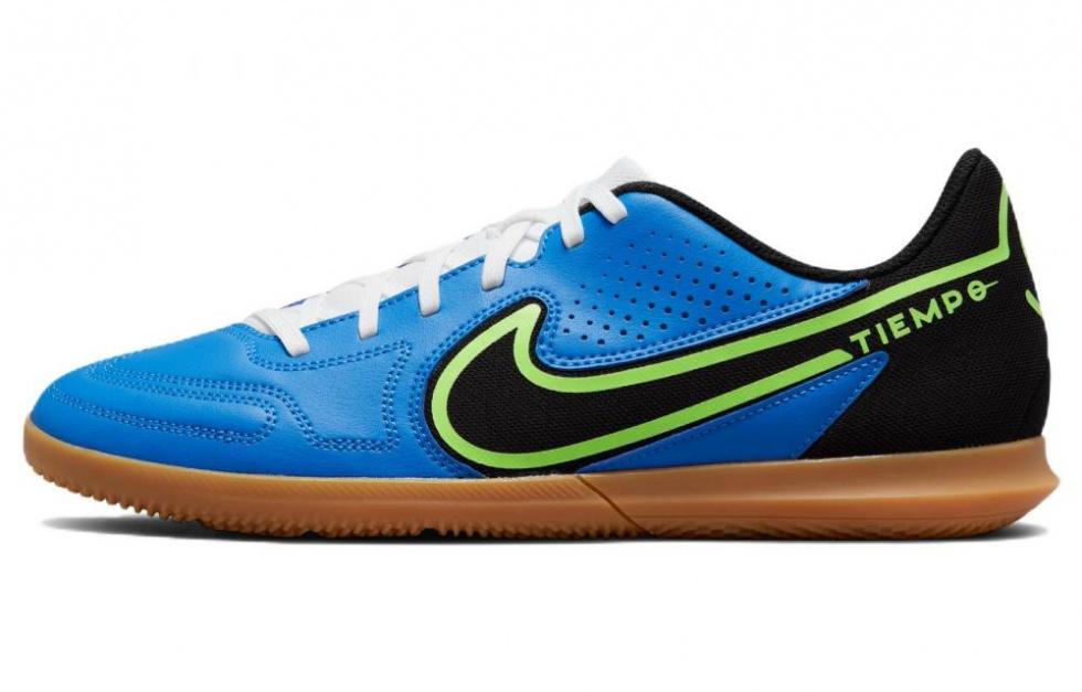 Nike Tiempo Legend 9 Club IC 'Light Photo Blue Lime Glow'