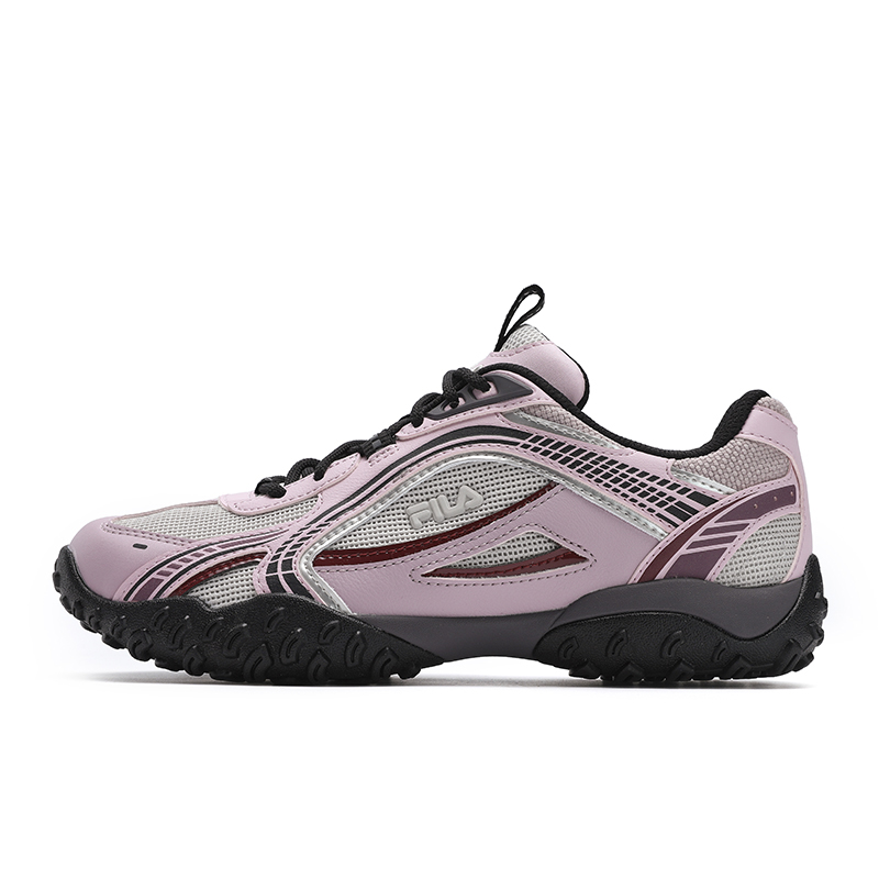 FILA PEBBLE Cushioning Low-Top Running Shoes Women's Pink