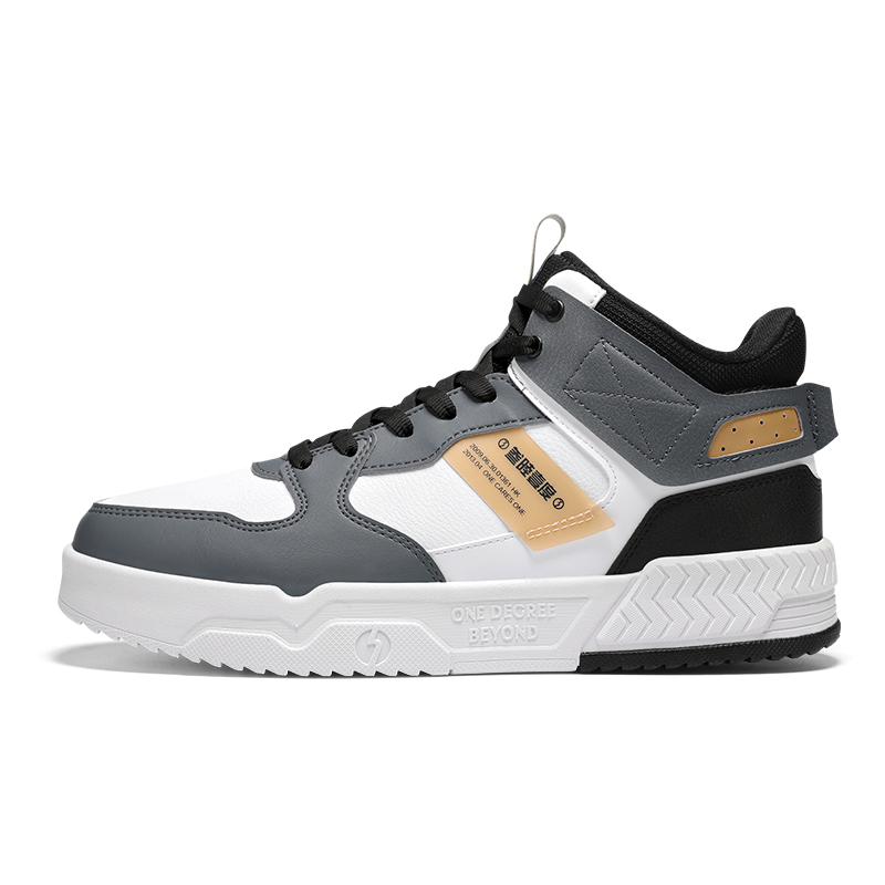 361° Thermal High Top Skateboard Shoes Men's Gray White