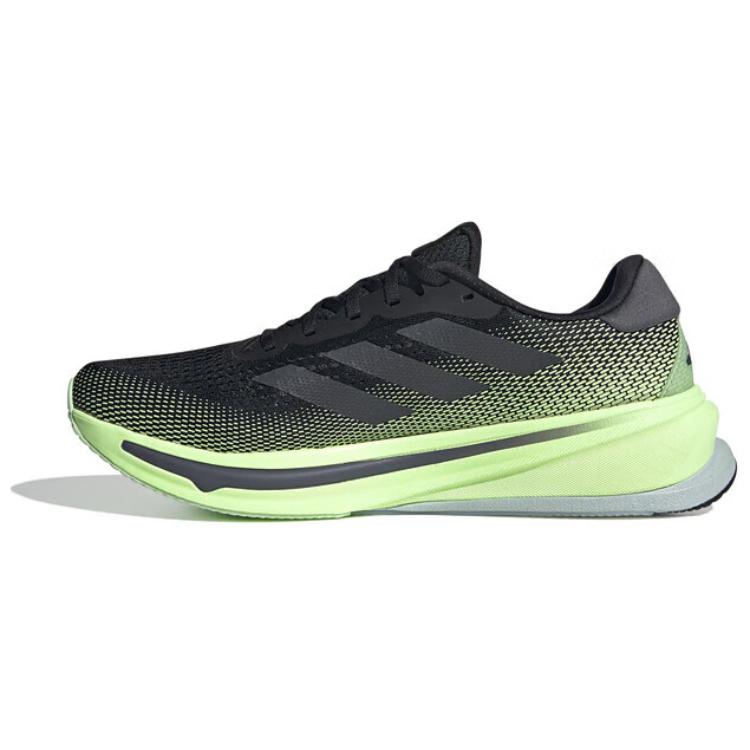 Adidas Supernova Rise Core Black Grey Green Spark