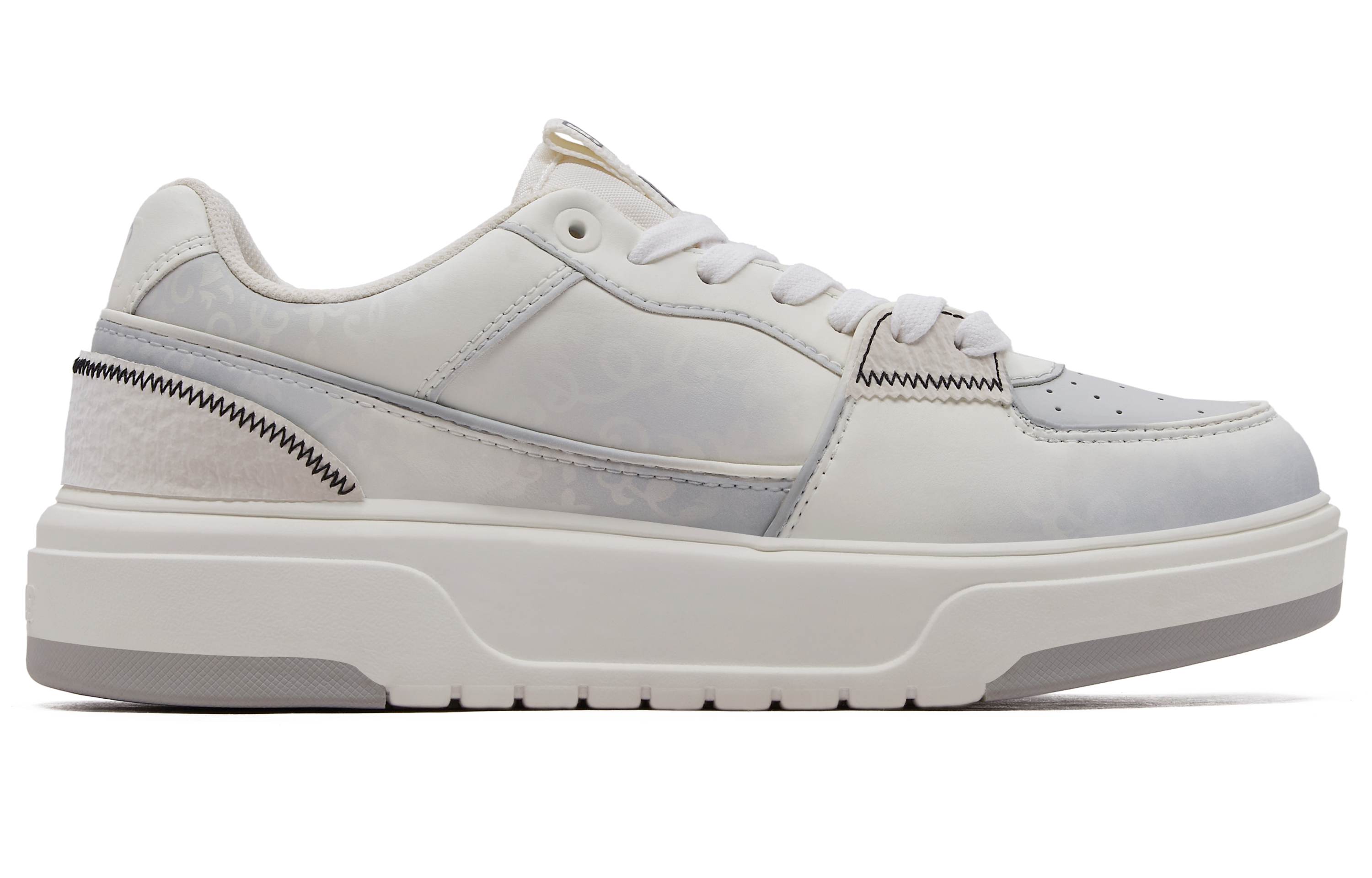 MLB Chunky Liner Height Increasing Low-Top Skateboard Shoes Unisex White