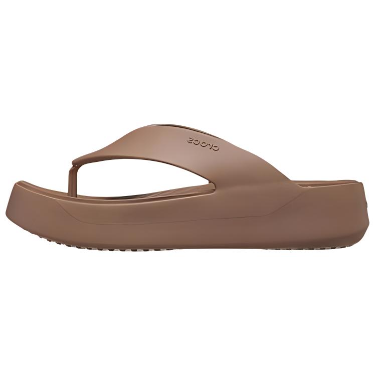 Crocs EVA Slip-Resistant Flip Flops Women's Brown