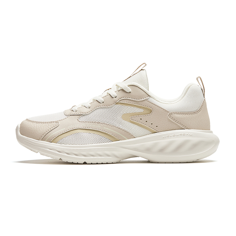Anta Cushioning, Wear Resistant Low Top Running Shoes Women's White