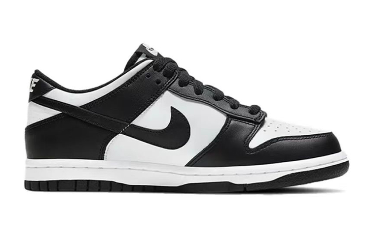 Nike Dunk Anti-Slip Wear-Resistant Low-Top Skateboard Shoes GS Black White