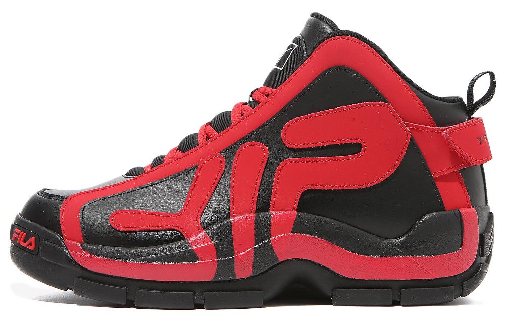 Y/Project x FILA Grant Hill 2 High Top Vintage Basketball Shoes Unisex Black Red Korean Style