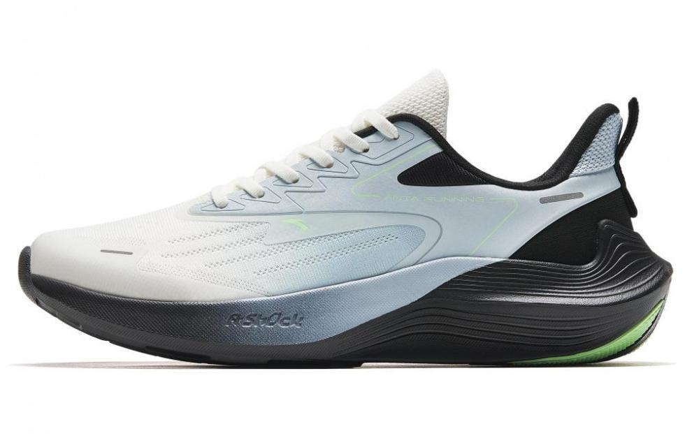 Anta New Stinger Anti Slip And Wear Resistant Lightweight Low Top Sprint Running Shoes Men's White Blue Black