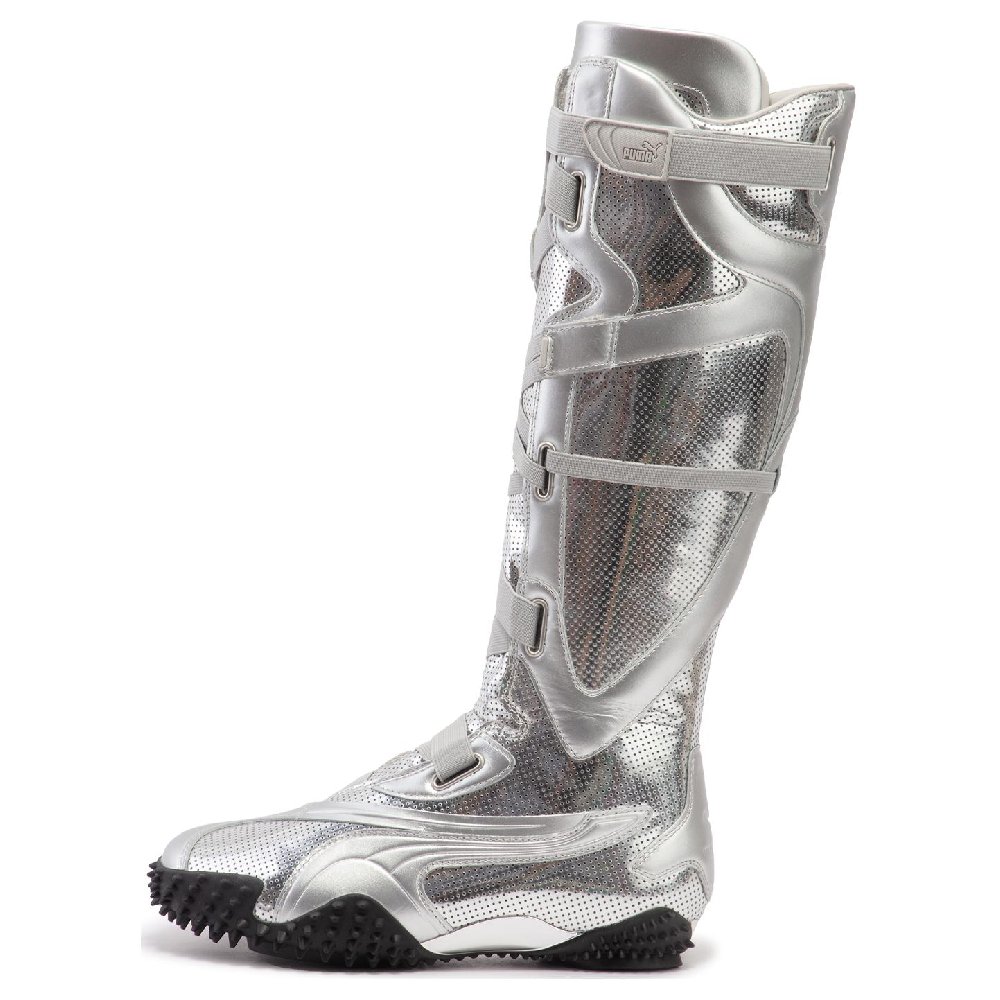 PUMA Mostro Knee high Boots Women's Silver White