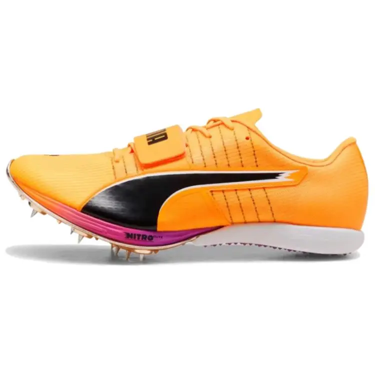 PUMA EvoSPEED Abrasion Resistant Low top Sprint Running Shoes Unisex Orange Yellow
