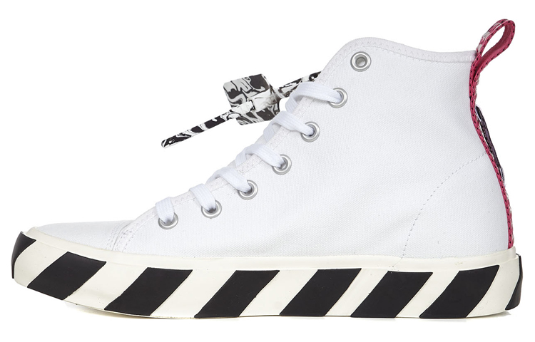 OFF WHITE Vulcanized Mid Top Grey Arrow