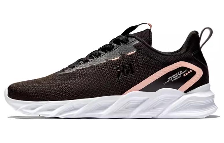 361° Anti-Slip Wear-Resistant Low-Top Running Shoes Women's Black Pink