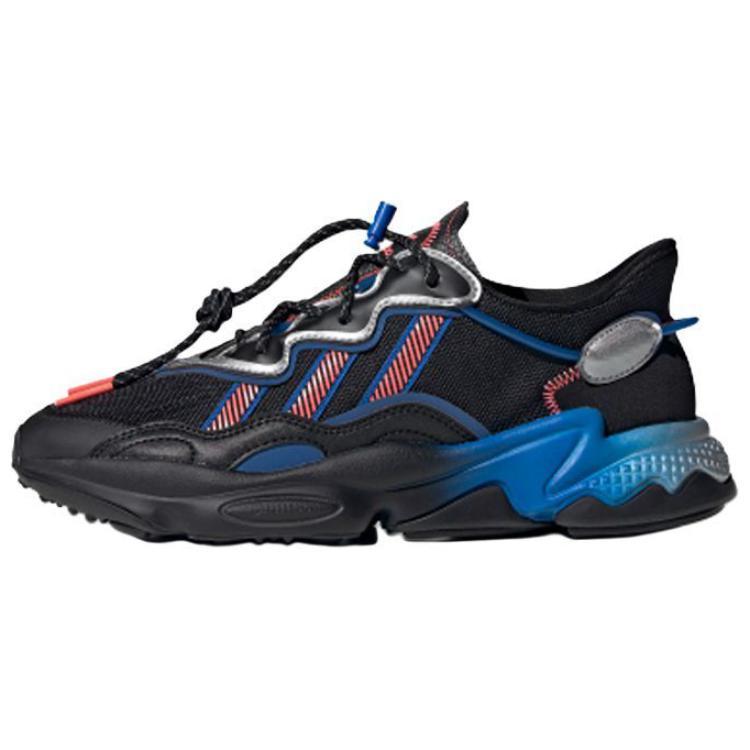 Adidas Originals Ozweego Sports Casual Shoes 'Black Blue'