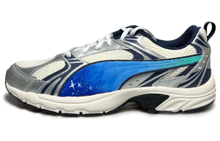 PUMA Milenio Cushioning Breathable Moisture-Wicking Coverage Low-Top Running Shoes Unisex Gray