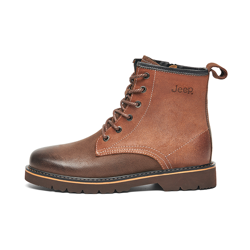 Jeep Crew Martin Boot Men's Dark Brown
