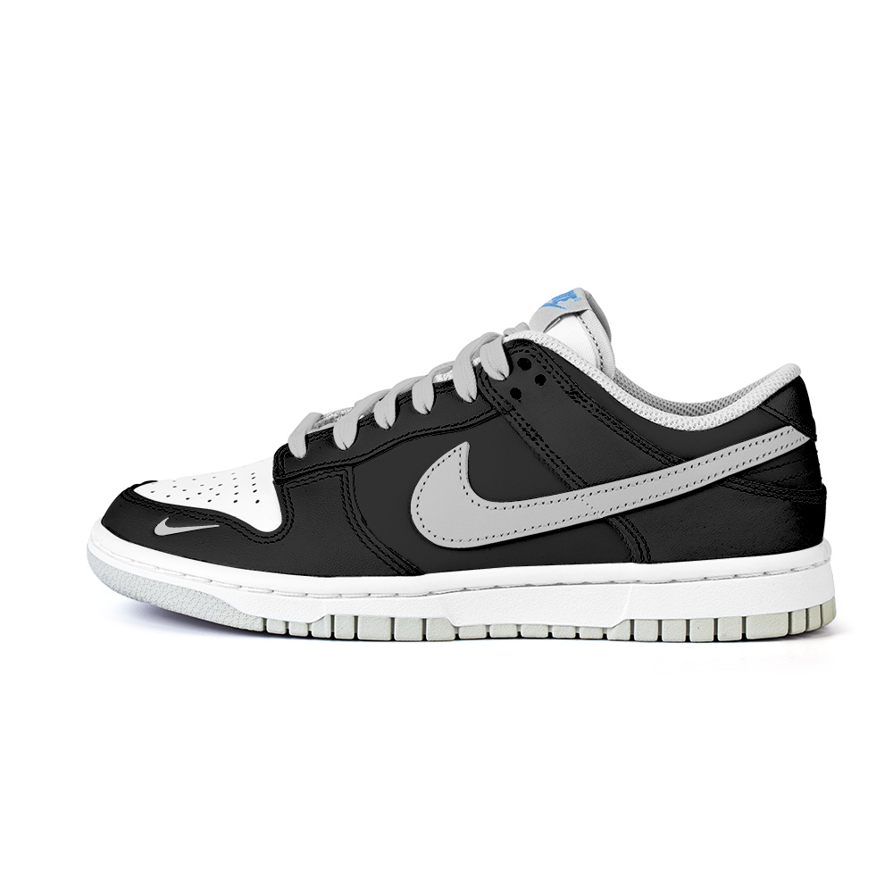 Nike Dunk Anti Slip Wear Resistant Low Top Skateboard Shoes Women's Black